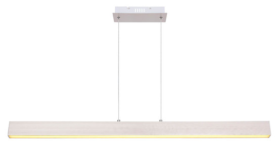 Globo Verena LED Hängeleuchte 40W Warmweiß Nickel Matt, Metall Memoryfunktion 120cm 17006N