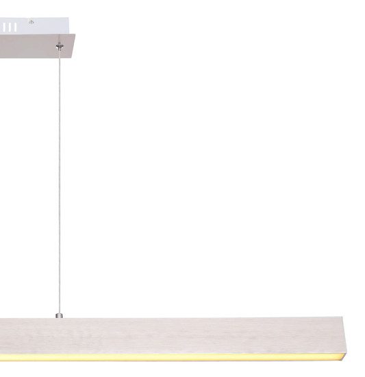 Globo Verena LED Hängeleuchte 40W Warmweiß Nickel Matt, Metall Memoryfunktion 120cm 17006N