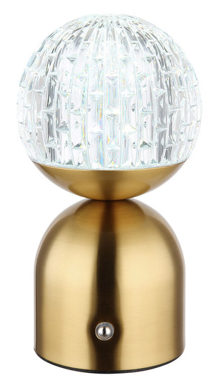 Globo Julsy LED Tischleuchte 2,50W CCT Messingfarben Matt, Metall Ø10,5cm 21007M