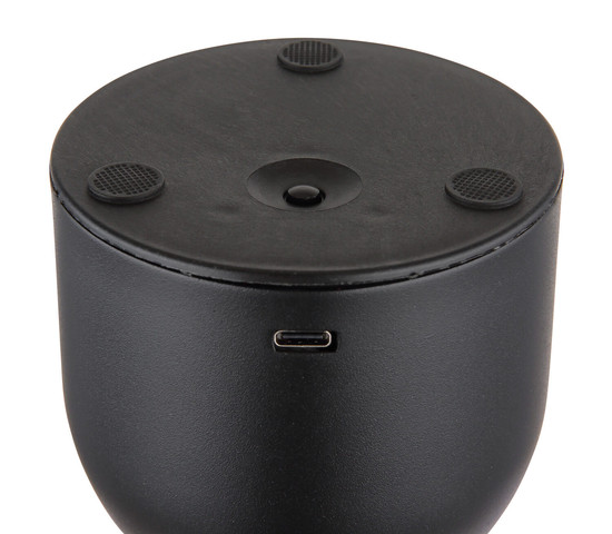 Globo Julsy LED Tischleuchte 2,50W CCT Schwarz Matt, Metall Ø10,5cm 21007S