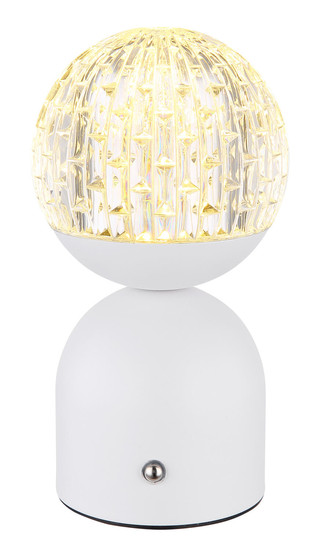 Globo Julsy LED Tischleuchte 2,50W CCT Weiß Matt, Metall Ø10,5cm 21007W