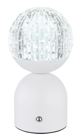 Globo Julsy LED Tischleuchte 2,50W CCT Weiß Matt, Metall Ø10,5cm 21007W