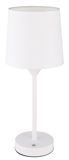 Globo LED Tischleuchte Lunki 2,5W dimmbar Akku CCT warm-/neutral-/tageslichtweiss Weiß matt Metall Textil Ø14cm