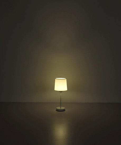Globo LED Tischleuchte Lunki 2,5W dimmbar Akku CCT warm-/neutral-/tageslichtweiss Weiß matt Metall Textil Ø14cm