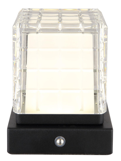 Globo Lunki LED Tischleuchte 2,50W CCT Schwarz Matt, Metall 13cm 21009S