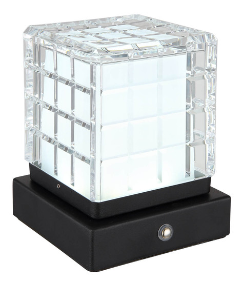 Globo Lunki LED Tischleuchte 2,50W CCT Schwarz Matt, Metall 13cm 21009S