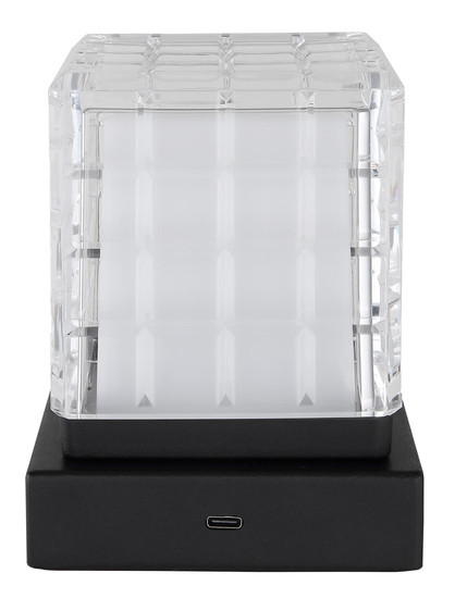 Globo Lunki LED Tischleuchte 2,50W CCT Schwarz Matt, Metall 13cm 21009S