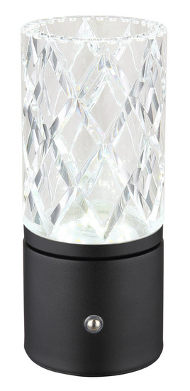 Globo Lunki LED Tischleuchte 2,50W CCT Schwarz Matt, Metall Ø8cm 21010S