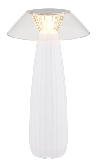 Globo Illumi LED Tischleuchte 1W Warmweiß Weiß Matt Ø15,4cm 21021W