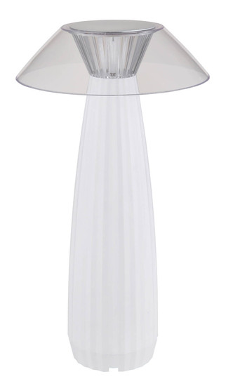 Globo Illumi LED Tischleuchte 1W Warmweiß Weiß Matt Ø15,4cm 21021W