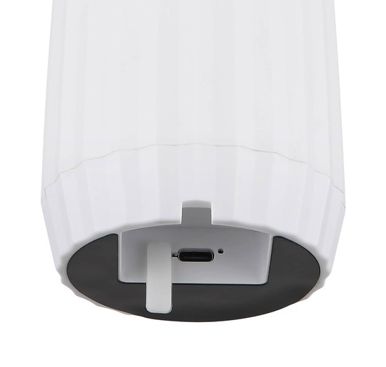 Globo Illumi LED Tischleuchte 1W Warmweiß Weiß Matt Ø15,4cm 21021W