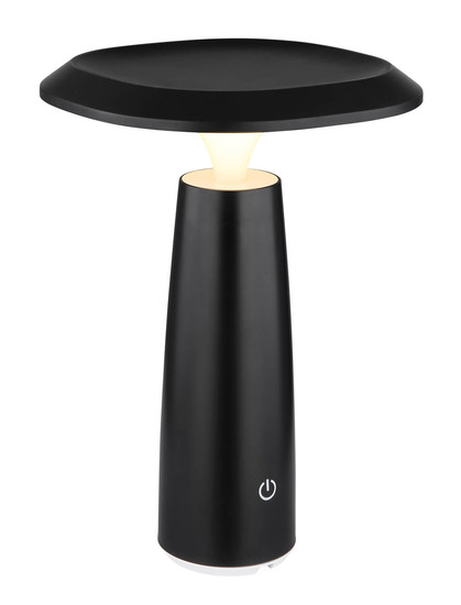 Globo Bowie LED Tischleuchte 1,20W Warmweiß Schwarz Matt Ø14cm 21022