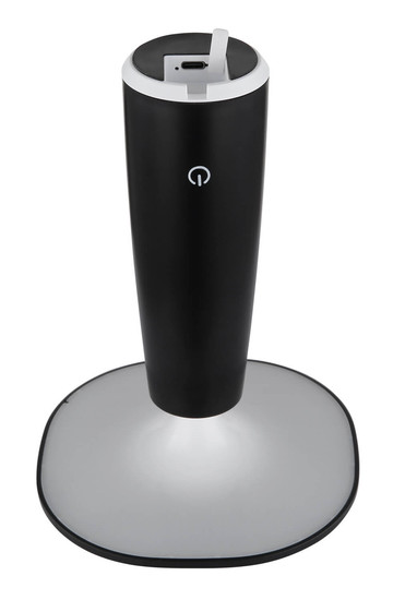 Globo Bowie LED Tischleuchte 1,20W Warmweiß Schwarz Matt Ø14cm 21022