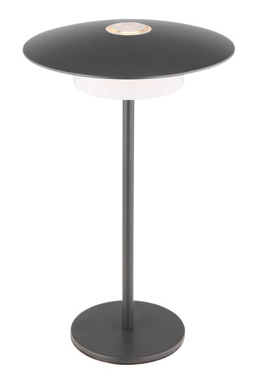 Globo Kyler LED Tischleuchte 3W CCT IP44 Grau Matt, Metall Memoryfunktion Ø18cm 21024G