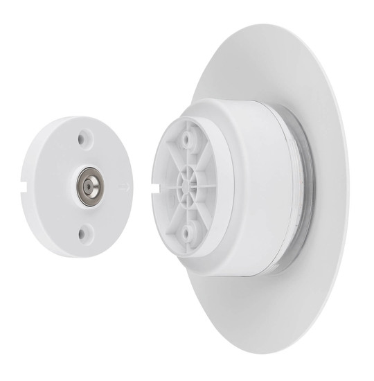 Globo Kyler LED Tischleuchte 3W CCT IP44 Weiß Matt, Metall Memoryfunktion Ø18cm 21024W