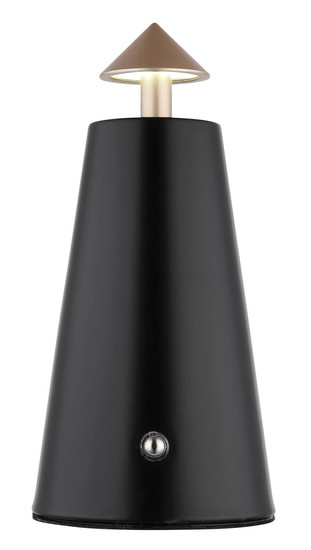 Globo Liva LED Tischleuchte 1,20W CCT Schwarz Matt, Metall Ø4,2cm 21037CS