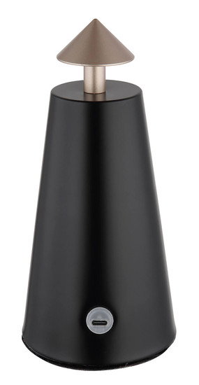 Globo Liva LED Tischleuchte 1,20W CCT Schwarz Matt, Metall Ø4,2cm 21037CS