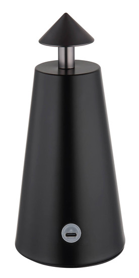 Globo Liva LED Tischleuchte 1,20W CCT Schwarz Matt, Metall Ø4,2cm 21037S