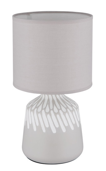 Globo Rela E14 Tischleuchte 40W Aschfarben, Keramik Ø17,5cm 21733AS