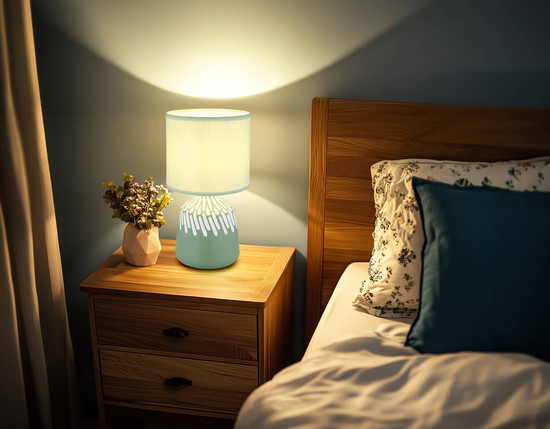 Globo Rela E14 Tischleuchte 40W Blassgrün, Keramik Ø17,5cm 21733BG