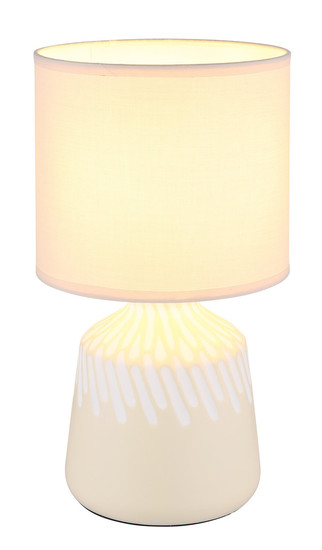 Globo Rela E14 Tischleuchte 40W Curryfarben, Keramik Ø17,5cm 21733CU