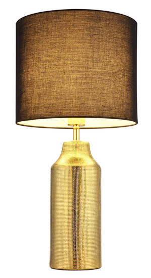 Globo Elden E27 Tischleuchte 60W Goldfarben, Keramik Ø30,5cm 21736G