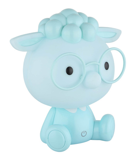 Globo Sheepy LED Tischleuchte 1W Warmweiß Blau Matt 22cm 21760B