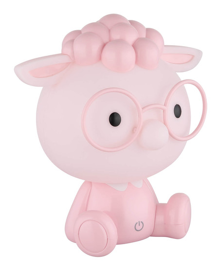 Globo Sheepy LED Tischleuchte 1W Warmweiß Pink Matt 22cm 21760P