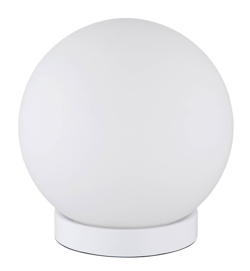 Globo Norta E27 Tischleuchte 40W Weiß Matt, Metall Ø25cm 2282