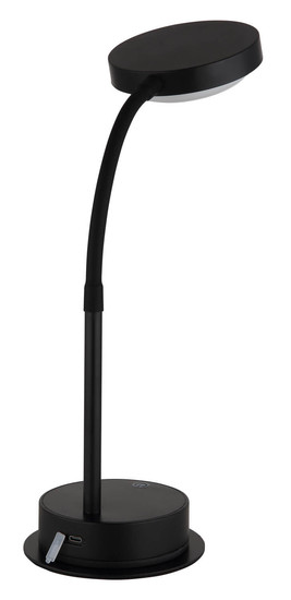 Globo Pegasi LED Tischleuchte 0,90W Warmweiß Schwarz Matt, Metall Ø11cm 24103TA