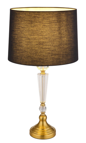 Globo Arro E27 Tischleuchte 40W Messingfarben Matt, Metall Ø35cm 24146B