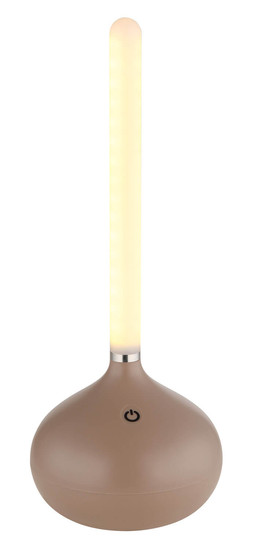 Globo Turner LED Tischleuchte 0,85W CCT IP44 Champagnerfarben Matt 24,3cm 28067CH