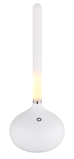 Globo Turner LED Tischleuchte 0,85W CCT IP44 Weiß Matt 24,3cm 28067W