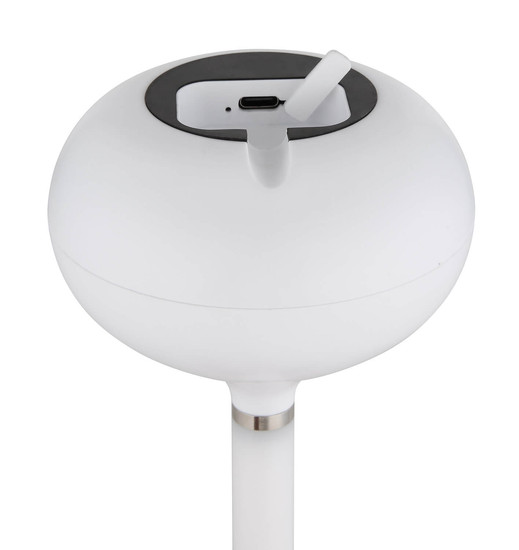 Globo Turner LED Tischleuchte 0,85W CCT IP44 Weiß Matt 24,3cm 28067W