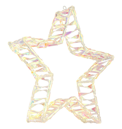 Globo Stara LED Dekorartikel 100-fach 0,06W Warmweiß IP44 Klar, Acryl 39cm 28077