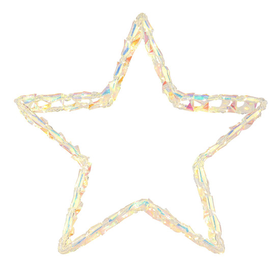 Globo Stara LED Dekorartikel 100-fach 0,06W Warmweiß IP44 Klar, Acryl 39cm 28077