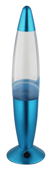 Globo Etna LED Tischleuchte 25W Warmweiß Blau Metallic, Aluminium Ø8,8cm 2860B