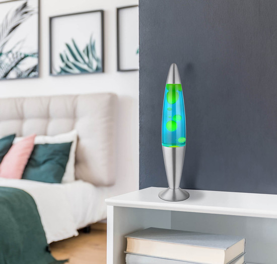 Globo Etna LED Tischleuchte 25W Warmweiß Silberfarben, Aluminium Ø4,8cm 2861S