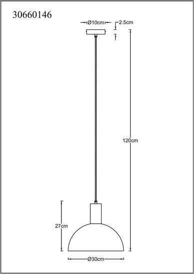 Globo Pendelleuchte Romy E27 Schwarz matt rauchfarben Metall Glas Ø30cm