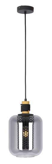 Globo Ando E27 Hängeleuchte 40W Schwarz, Metall Ø20cm 30990108