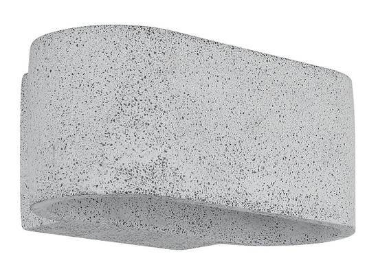 Globo Außenwandleuchte Ferguson G9 IP54 Weiß matt hellgrau Aluminium Druckguss Beton 20x8,5cm