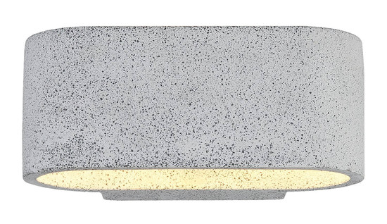Globo Außenwandleuchte Ferguson G9 IP54 Weiß matt hellgrau Aluminium Druckguss Beton 20x8,5cm