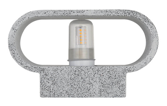 Globo Außenwandleuchte Ferguson G9 IP54 Weiß matt hellgrau Aluminium Druckguss Beton 20x8,5cm