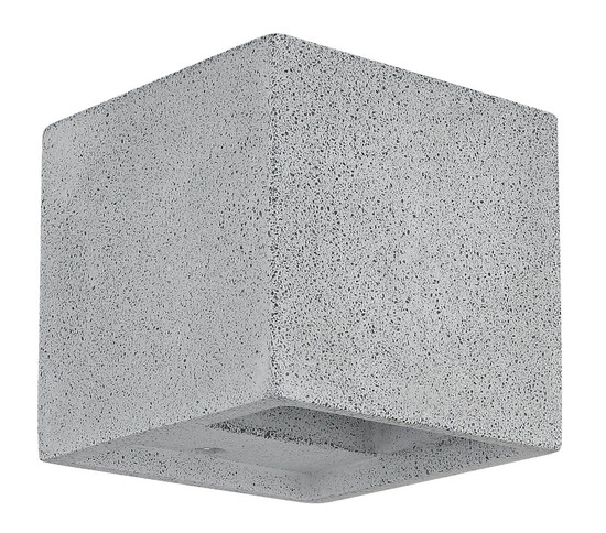 Globo Außenwandleuchte Ferguson G9 IP54 Weiß matt hellgrau Aluminium Druckguss Beton 12x11,5cm