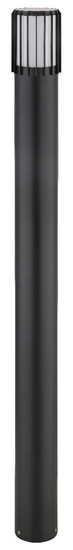 Globo Sockelleuchte Mervin E27 IP54 Anthrazit matt Aluminium 100cm