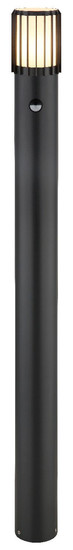 Globo Sockelleuchte Mervin E27 Bewegungsmelder IP54 Anthrazit matt Aluminium 100cm