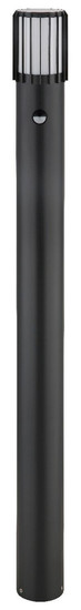 Globo Sockelleuchte Mervin E27 Bewegungsmelder IP54 Anthrazit matt Aluminium 100cm
