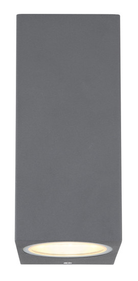 Globo Veronika GU10 Außenleuchte 2-fach 35W IP44 Anthrazit, Aluminium Druckguss 15cm 34164-2