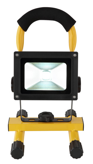 Globo Bernd LED Außenleuchte 7W Tageslichtweiß IP54 Gelb, Aluminium Druckguss 22,5cm 34209