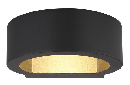 Globo Slice I LED Außenleuchte 6W Warmweiß IP54 Schwarz Matt, Aluminium 5,5cm 34313